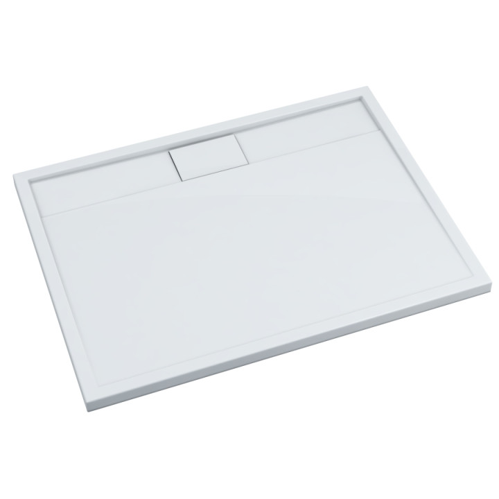 Schedline Brodzik kompozytowy Stabilsound Plus® Charis 80x100x5 cm, prostokątny, Gwarancja 15 lat